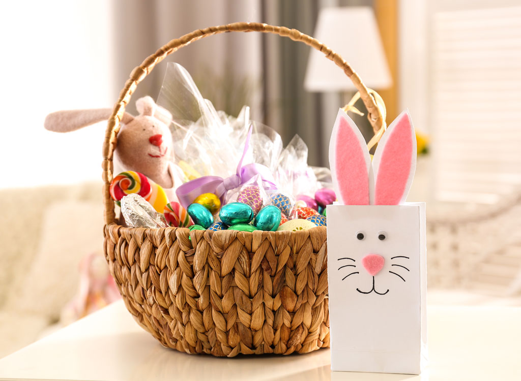 Easter candy basket