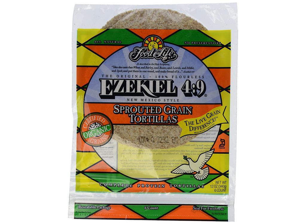 Ezekiel sprouted grain tortillas