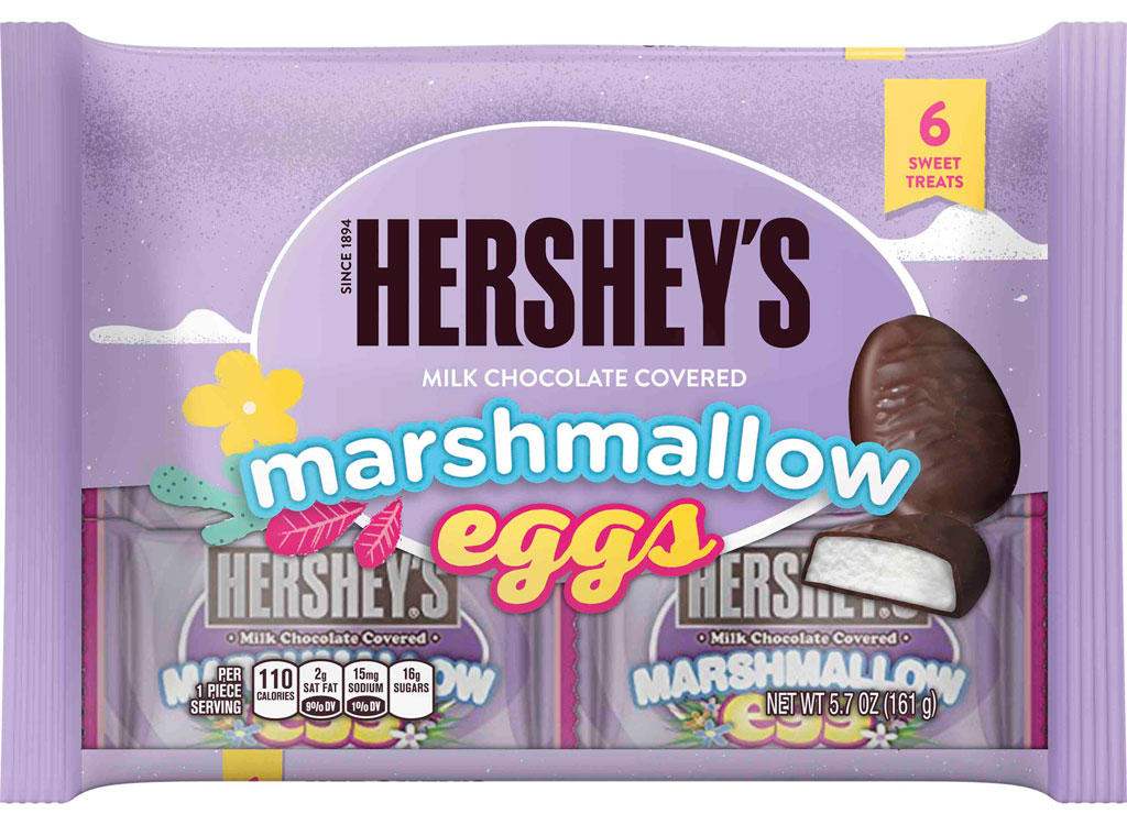 Hershey marshmallow chocolate eggs