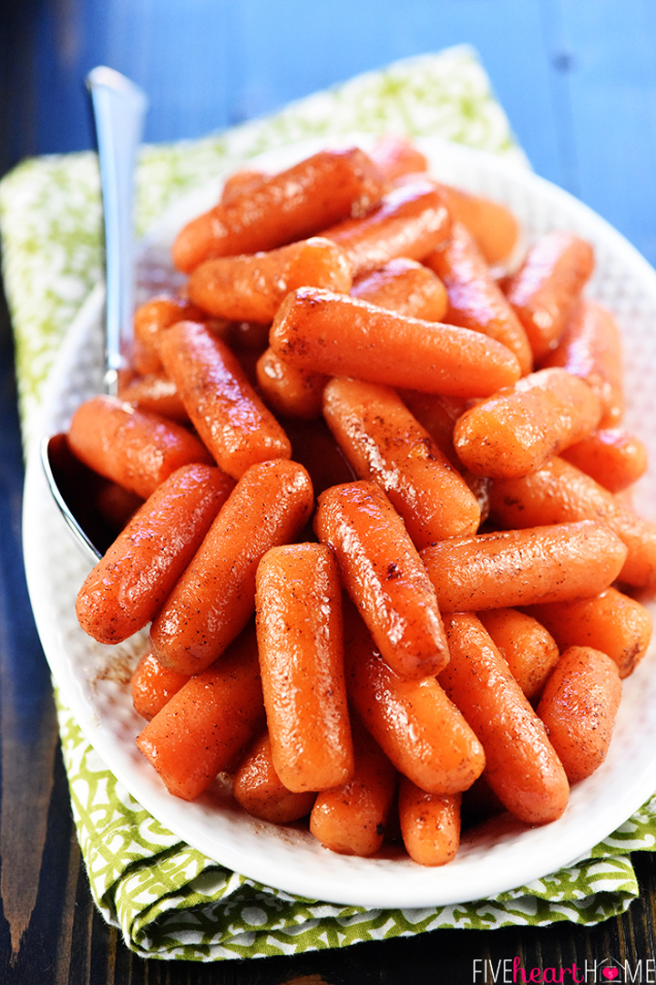 Honey cinnamon carrots