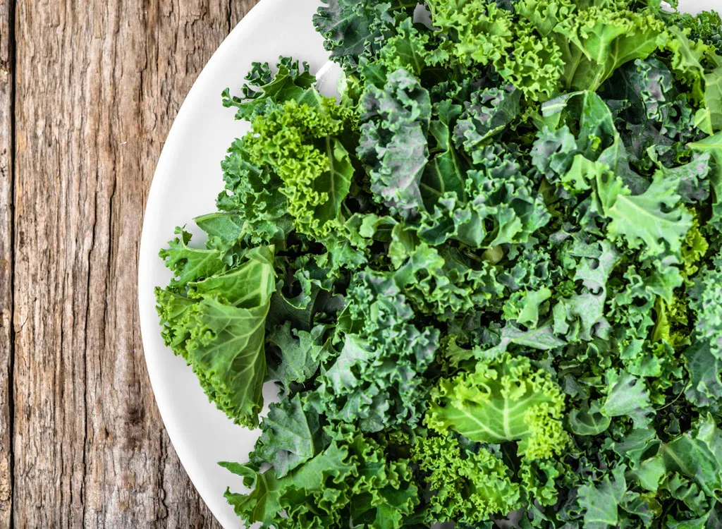 Kale on a plate