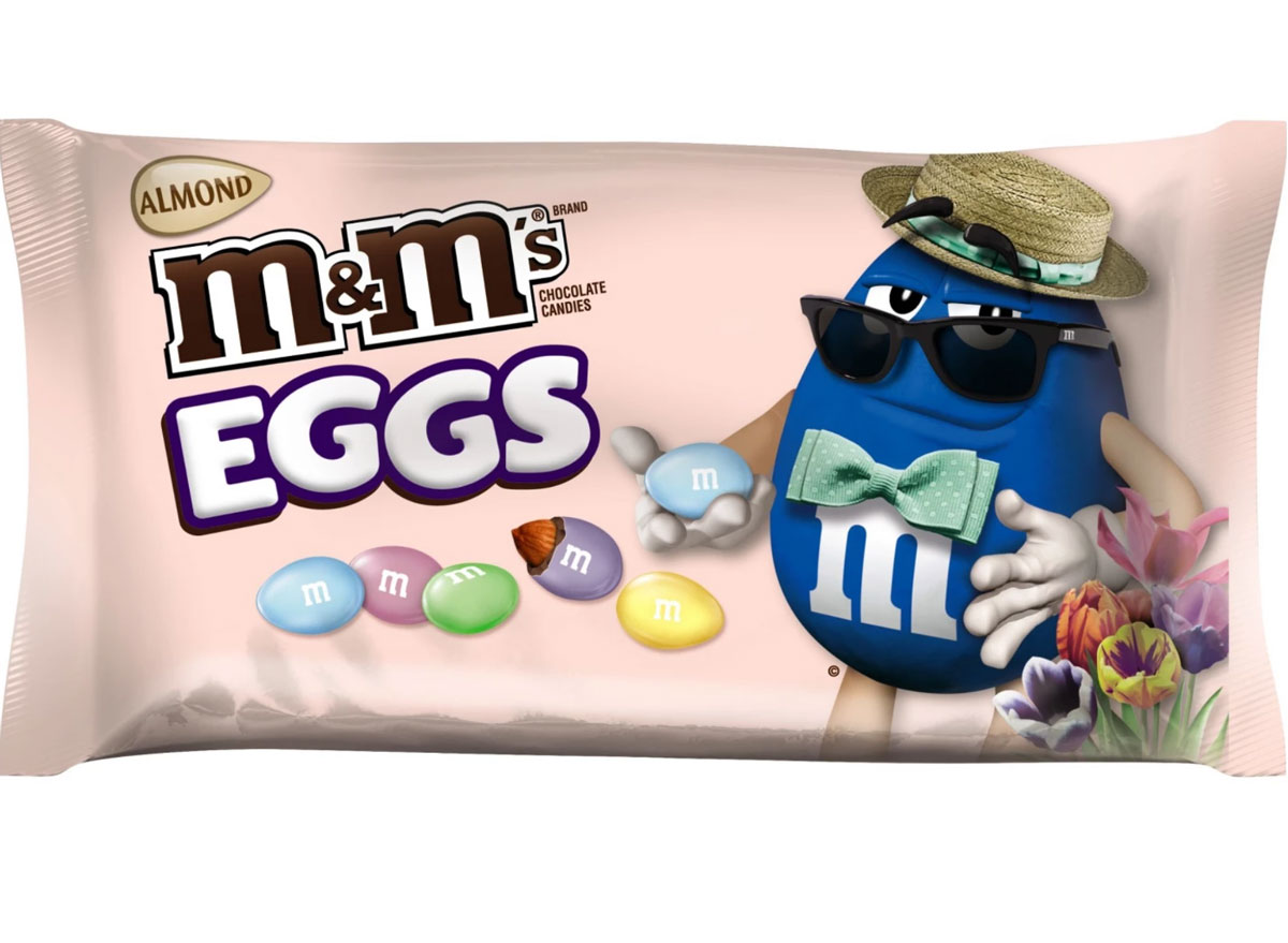 M&ms easter eggs almond