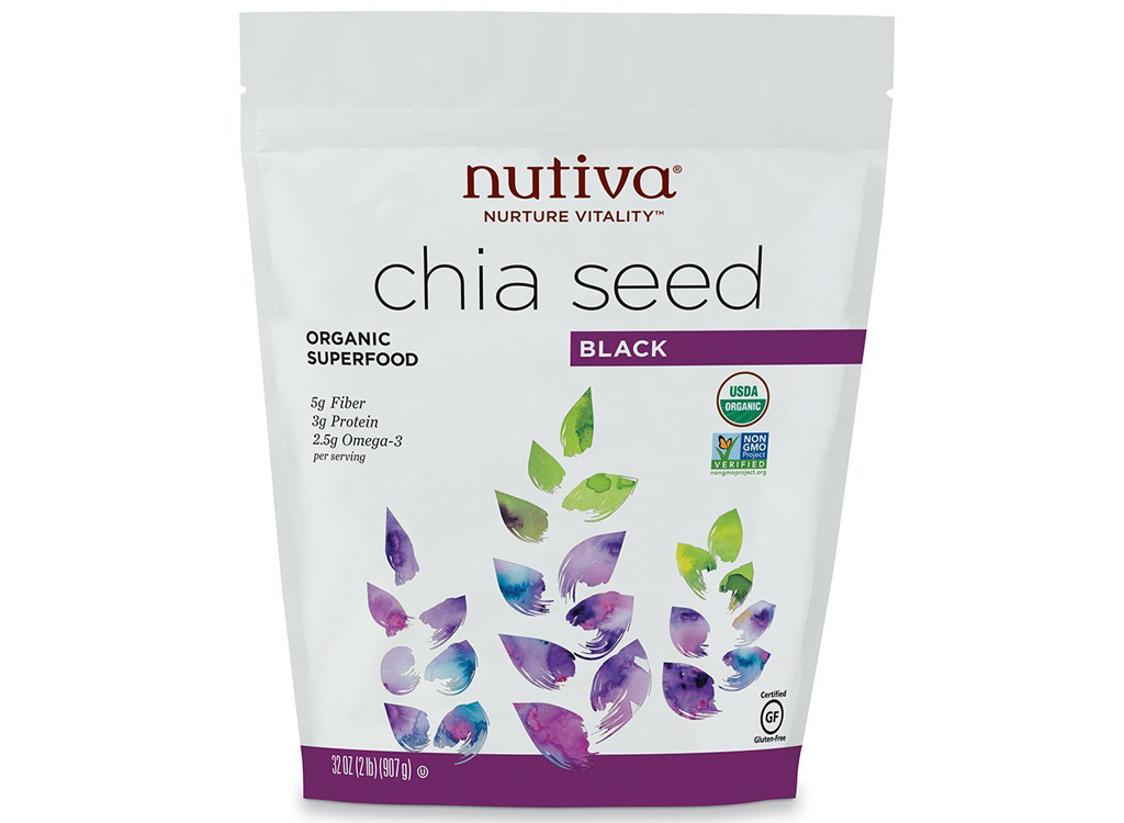 Nutiva organic black chia seeds