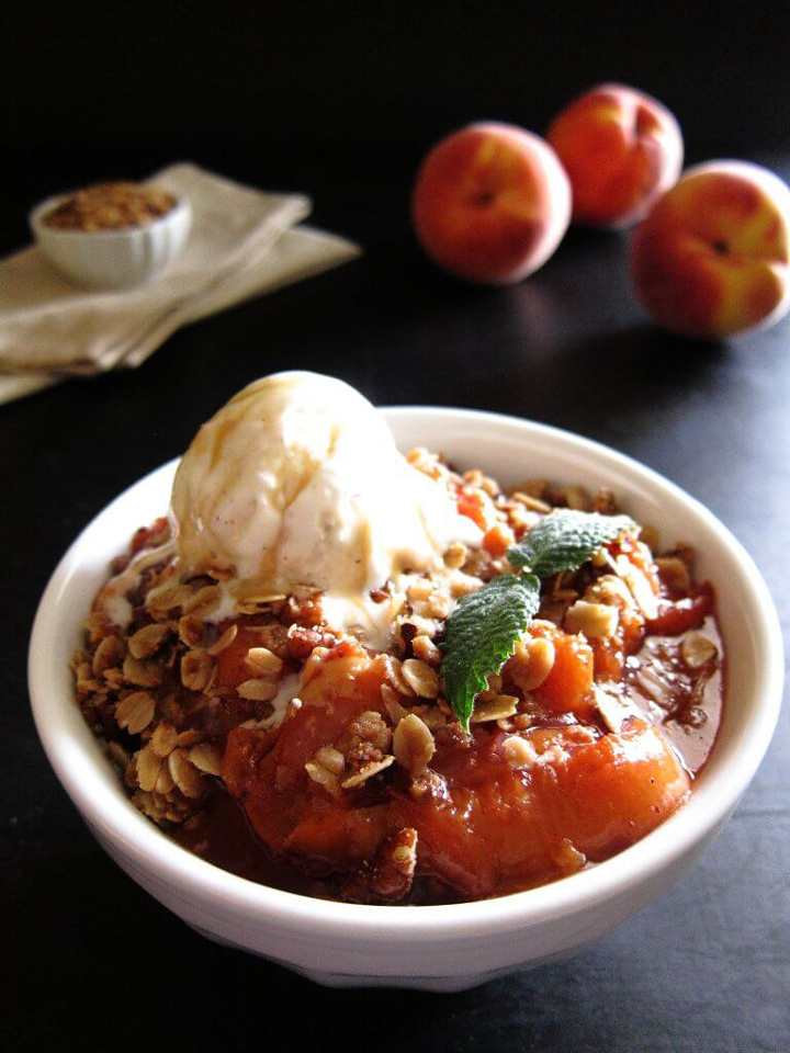 Peach crisp