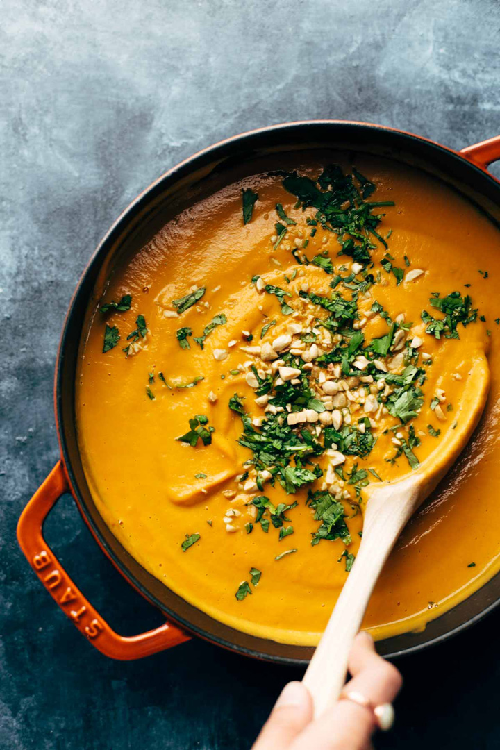 Spicy carrot soup