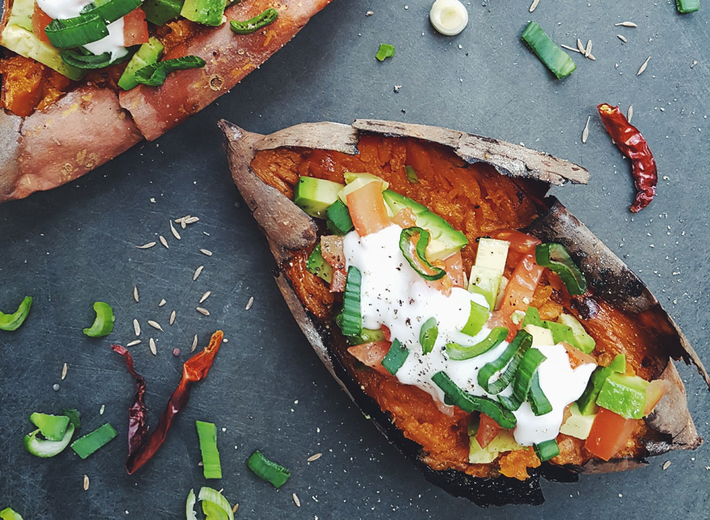 Sweet potato avocado mexican