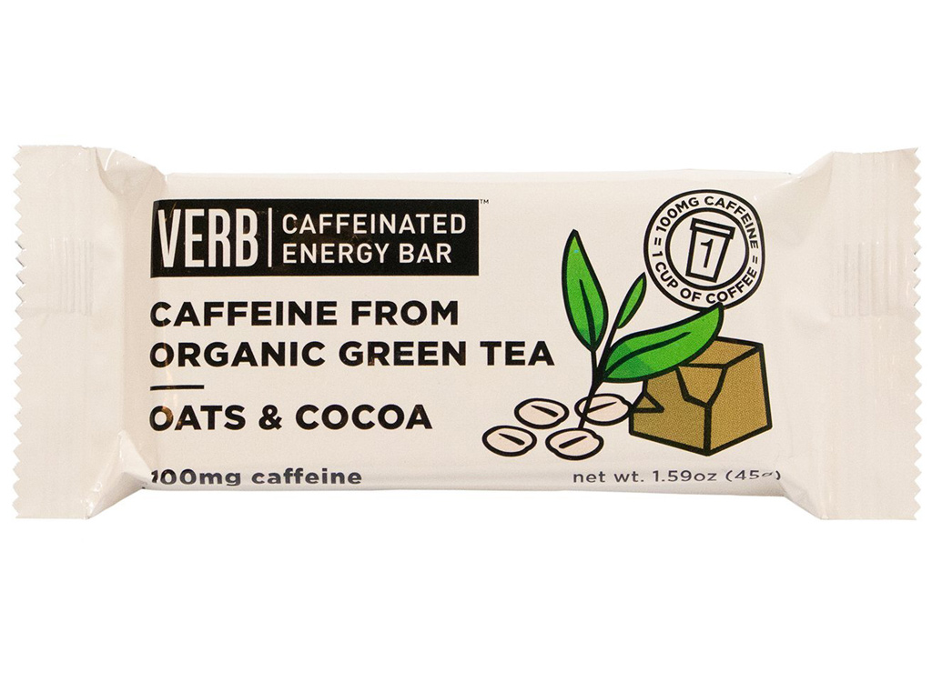 Verb oats and cocoa caffeinated bar