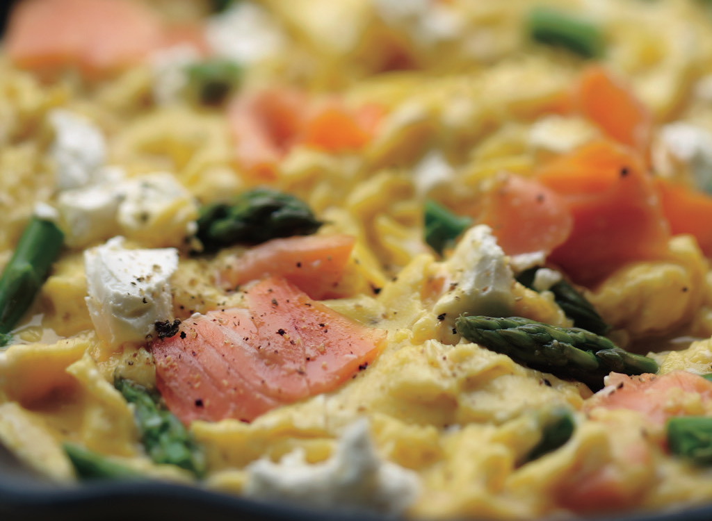 Scrambled Eggs with Smoked Salmon