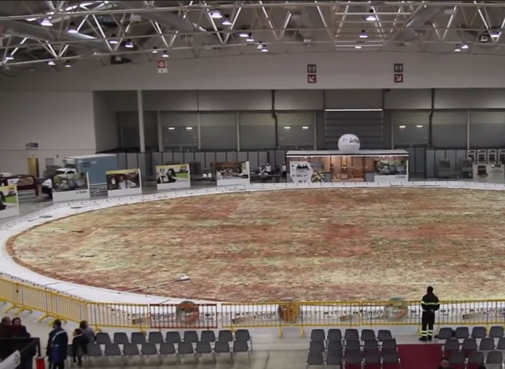 worlds largest pizza