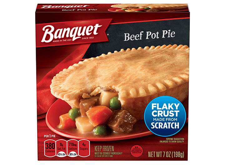 Banquet beef pot pie