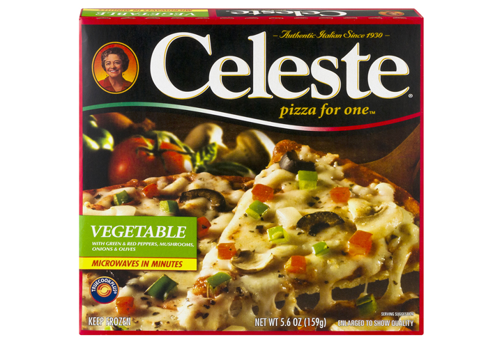 Celeste vegetable pizza