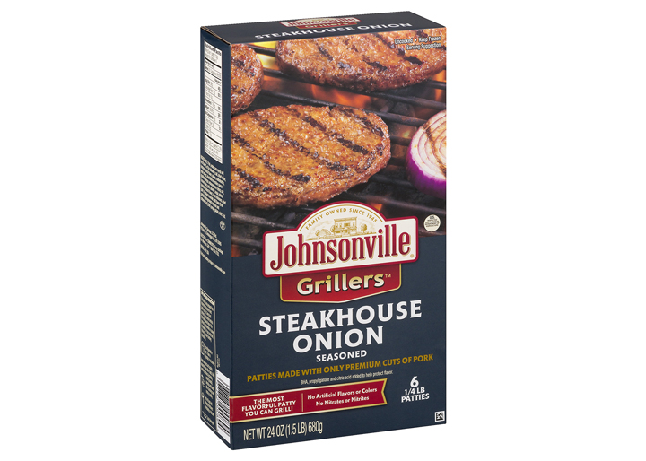 Johnsonville grillers onion burgers