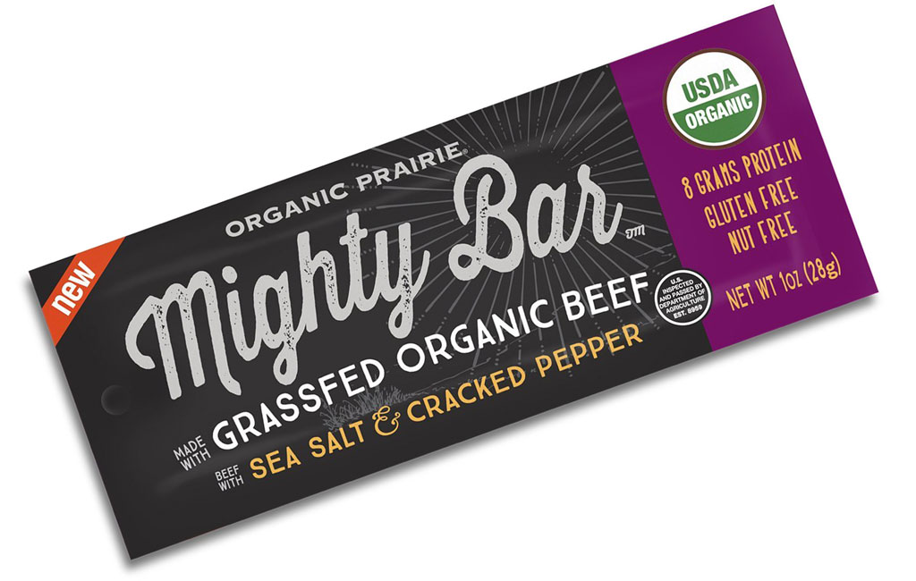 Mighty Bar Grassfed Organic Beef with Sea Salt and Cracked Pepper