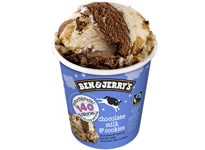 Ben and Jerrys moophoria milk and cookies