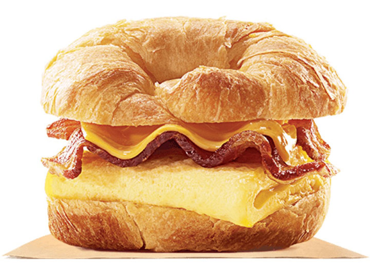 Burger king croissanwich bacon egg cheese