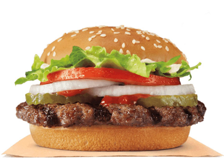 Burger king whopper jr sandwich