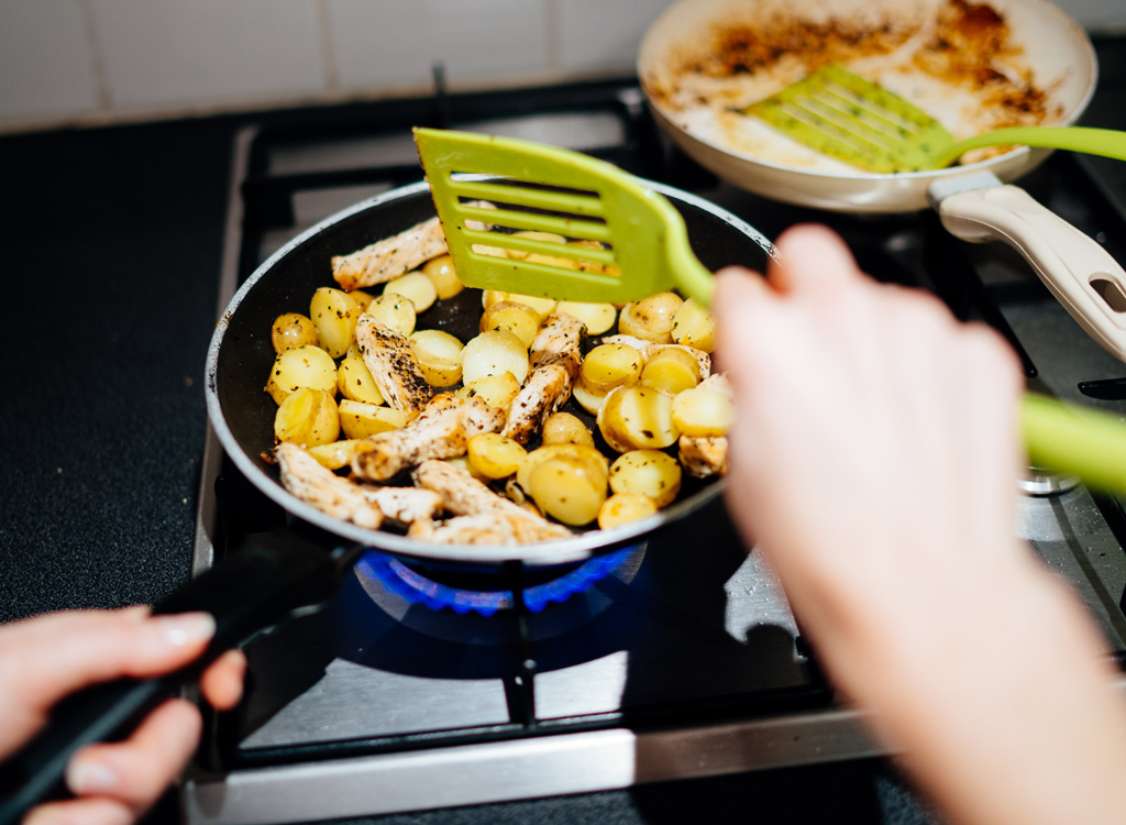 Chicken in pan