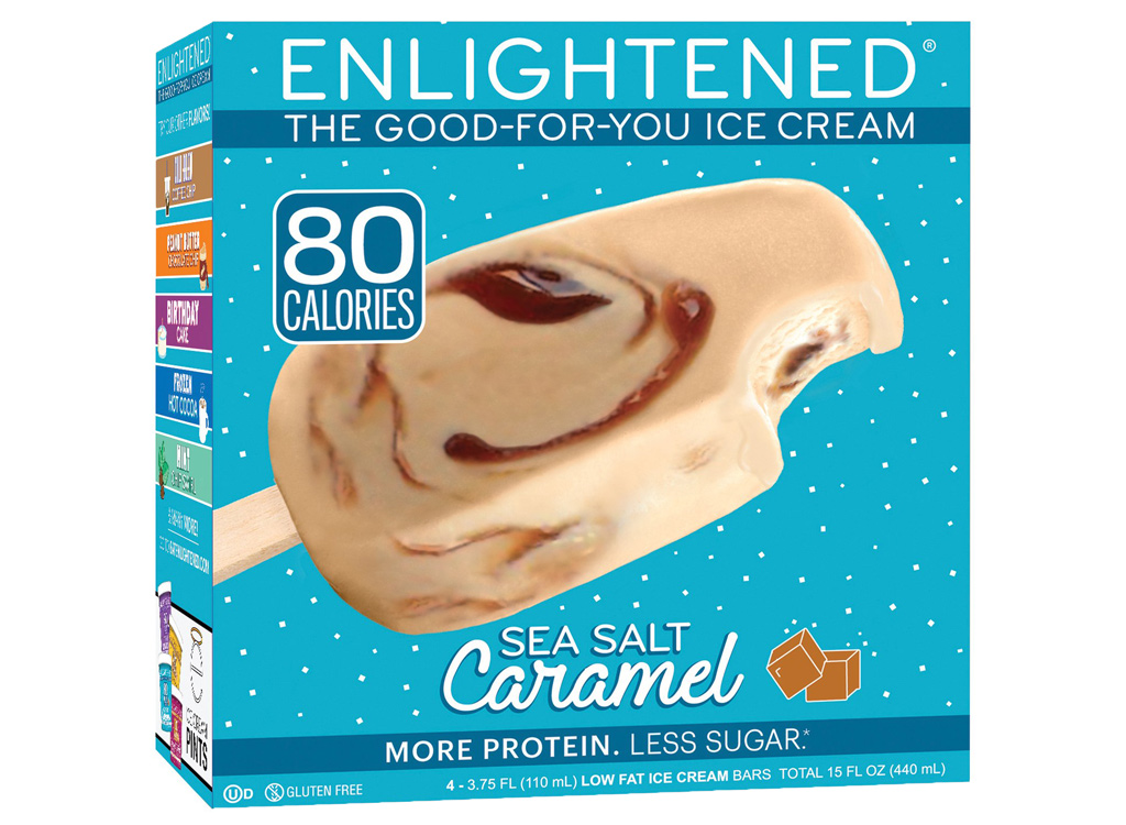 Enlightened sea salt caramel bar