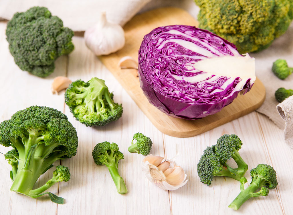 FODMAP foods broccoli cabbage garlic