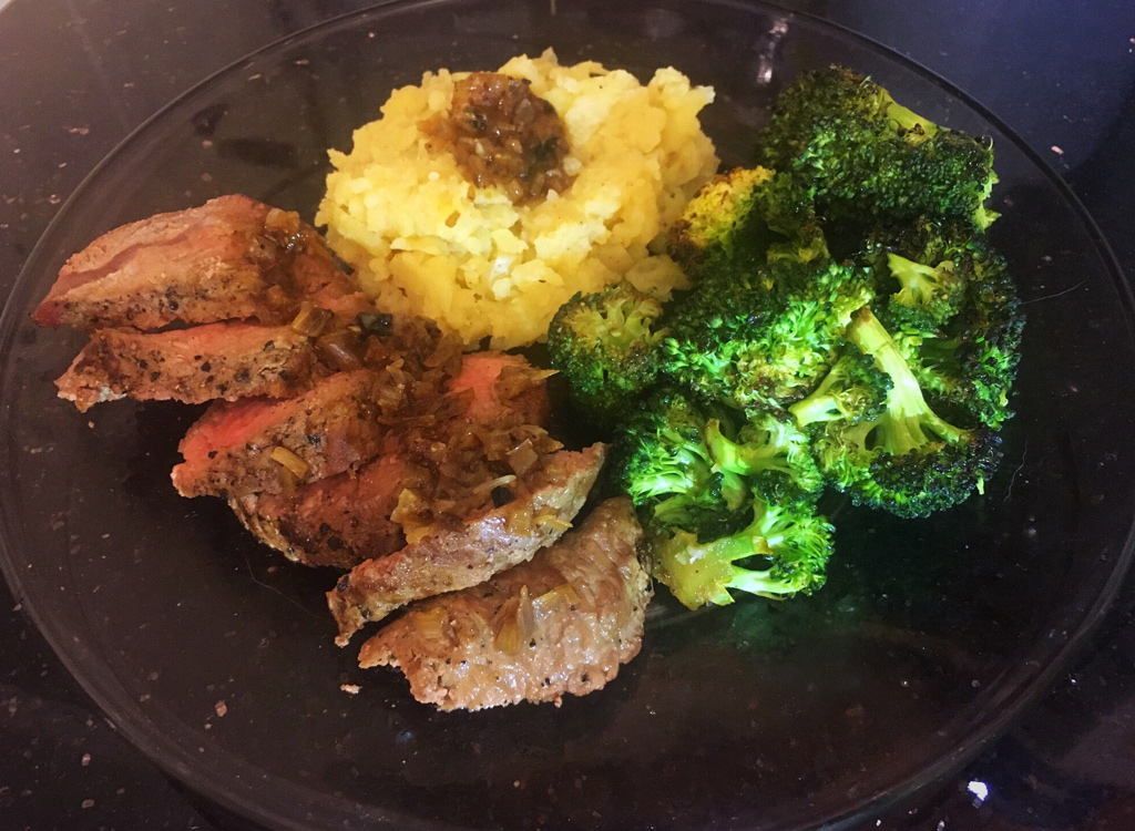 HelloFresh peppercorn steak