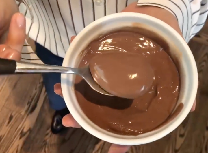 Jennifer Garner chocolate pudding
