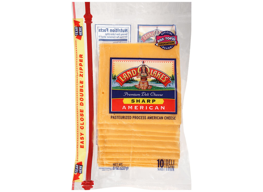 Land o lakes sharp american cheese singles