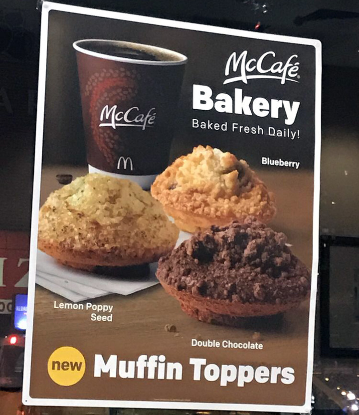 McDonalds muffin toppers