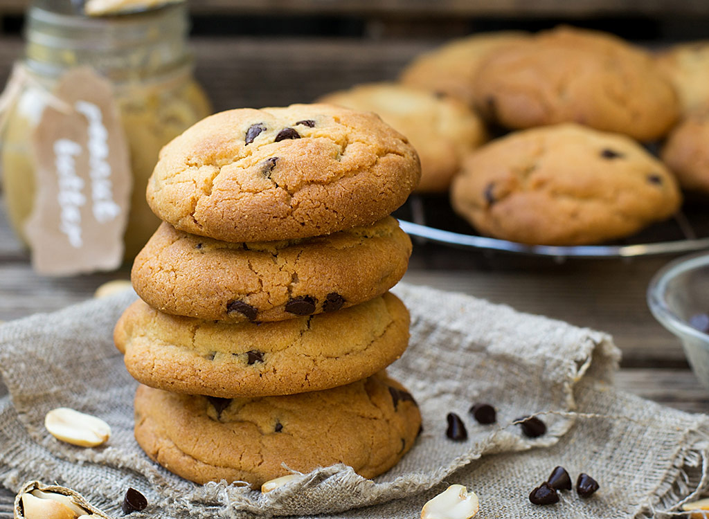 Peanut butter chocolate chip cookies