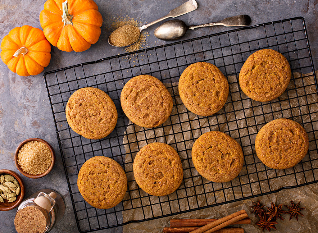 Pumpkin spice cookies. 