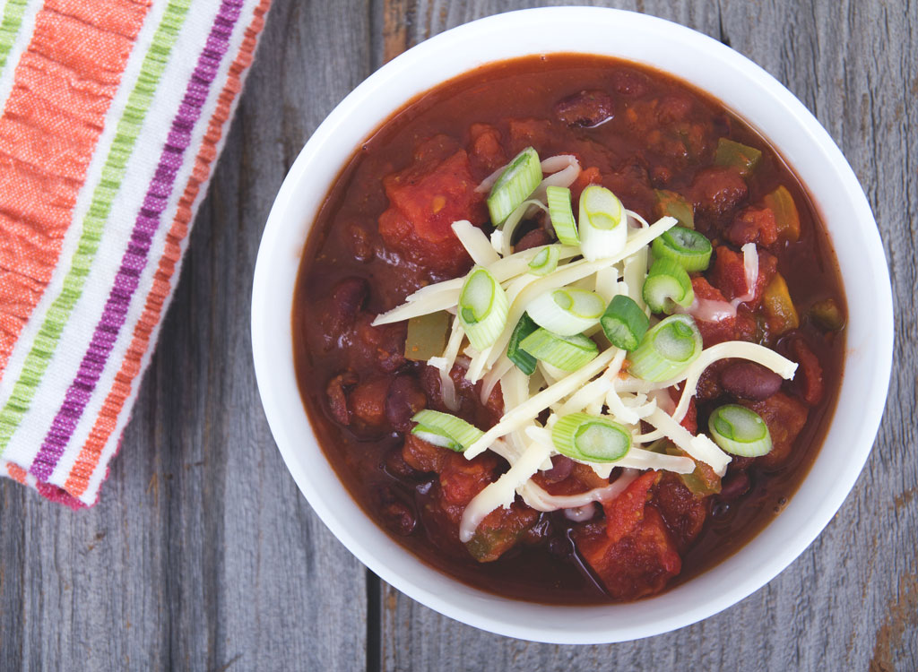 Black bean chipotle chili