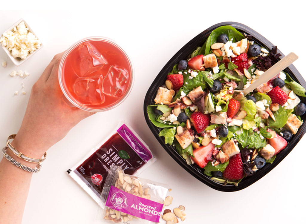 Wendy's berry burst chicken salad