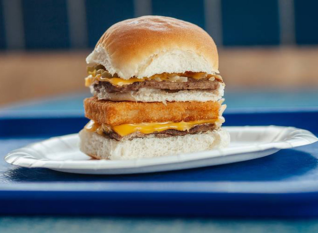 White castle surf and turf