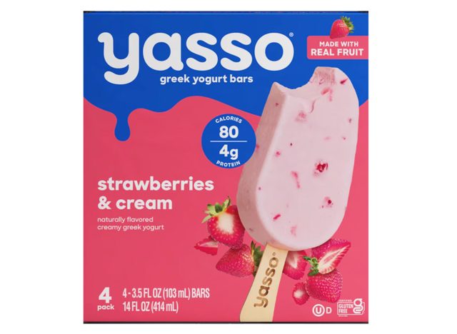 Yasso Strawberries & Cream Frozen Greek Yogurt Bar