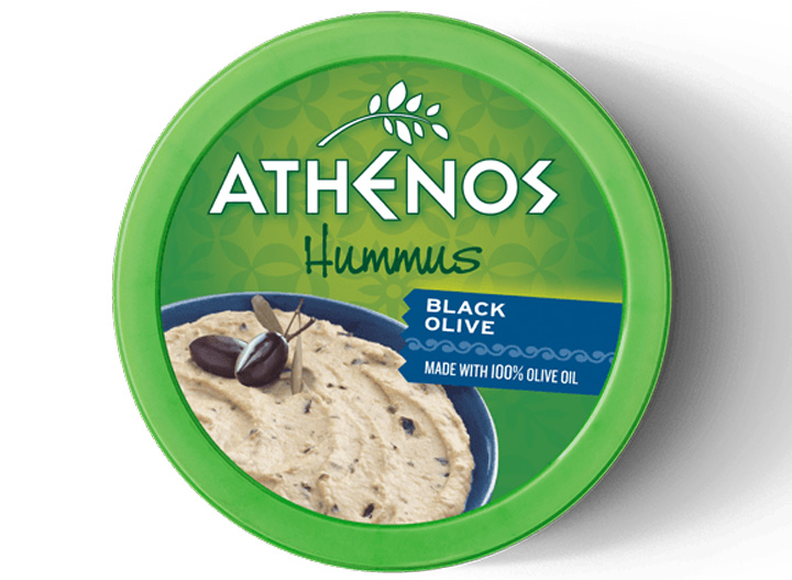 Athenos black olive hummus