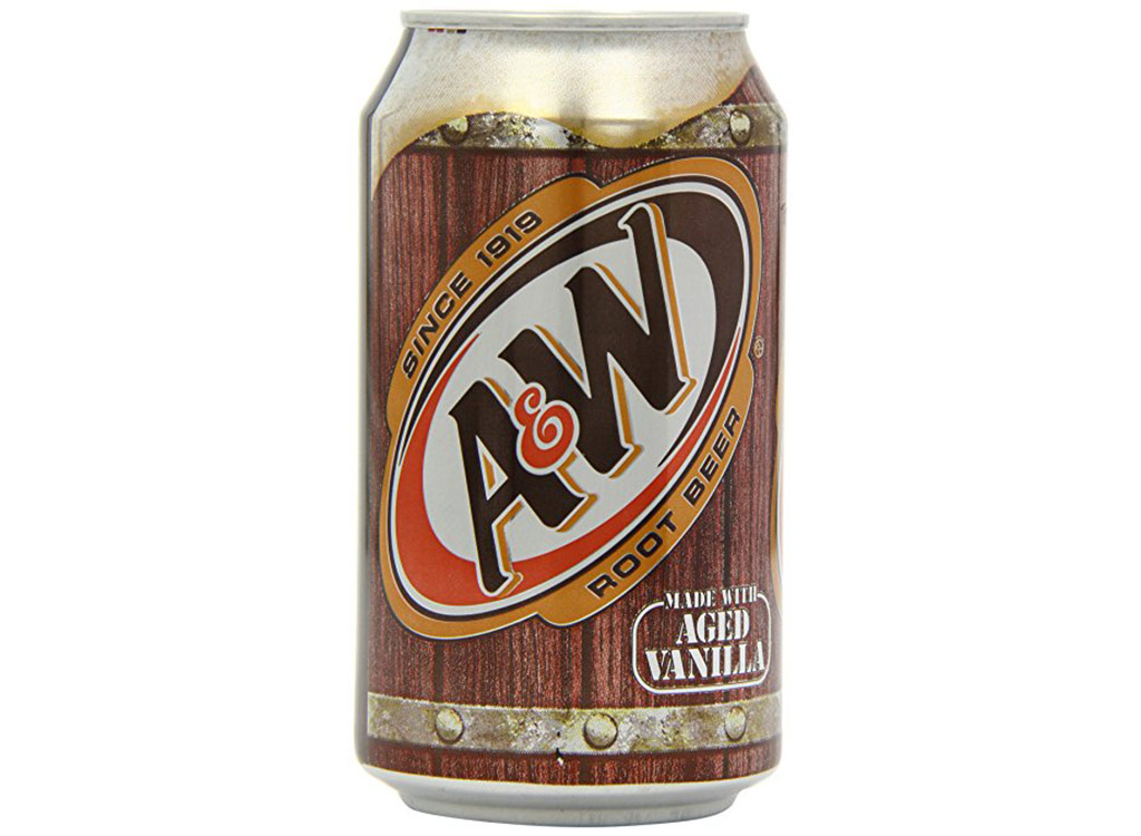 A&w root beer original made with aged vanilla