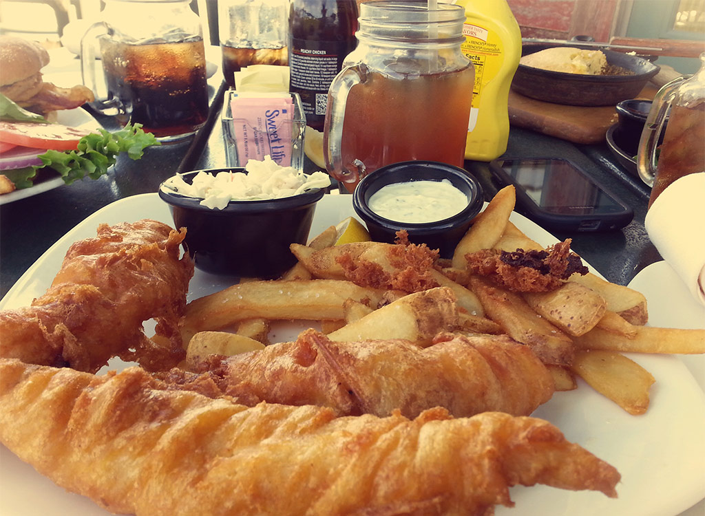 fish and chips at bass pro shop