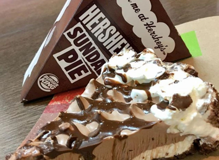 Burger King Hershey's sundae pie