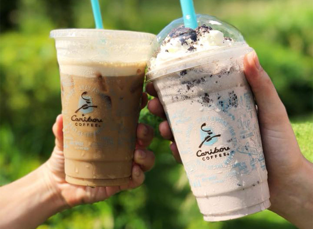 Caribou coffee cookies and cream cooler