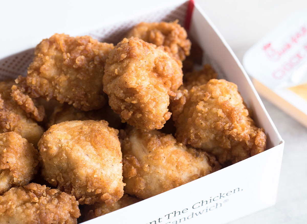 box of chick fil a nuggets