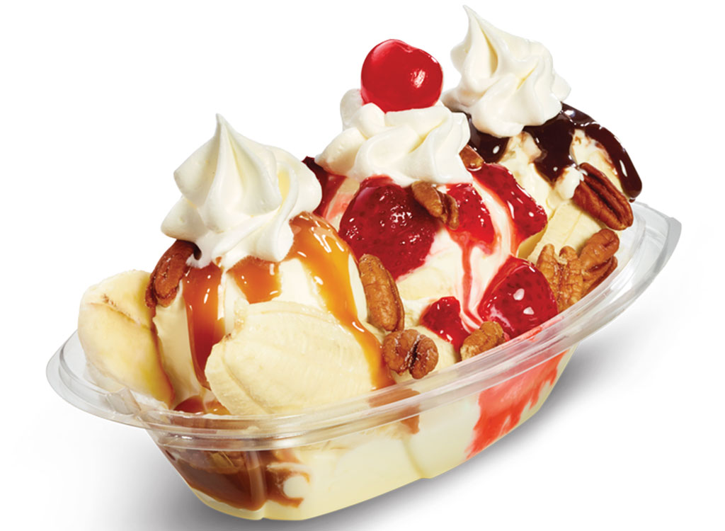 Culver's banana split