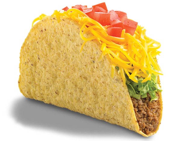 Del taco crunchy taco