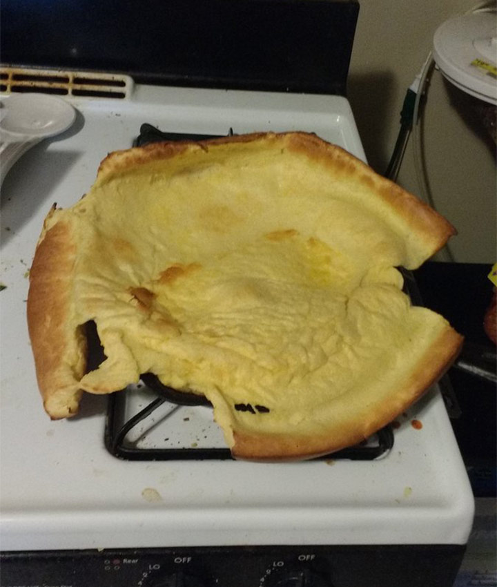 Food fails dutch baby pancake