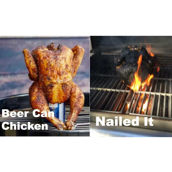 Food fails beer can chicken