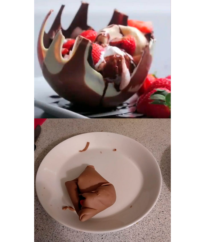 Food fails chocolate orb