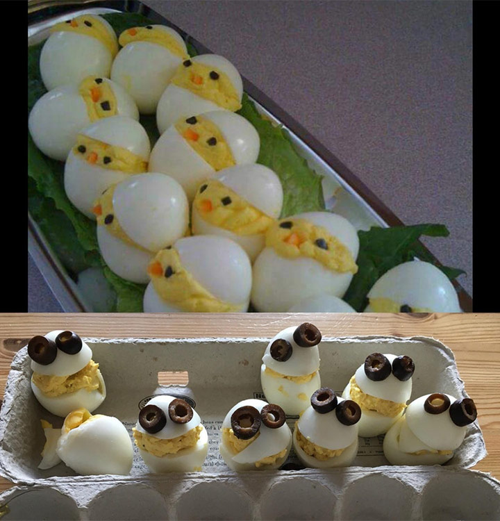 Food fails deviled egg chicks