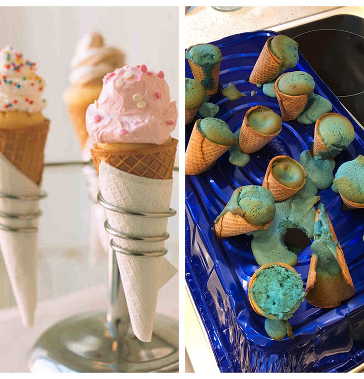 Food fails martha stewart cake cone