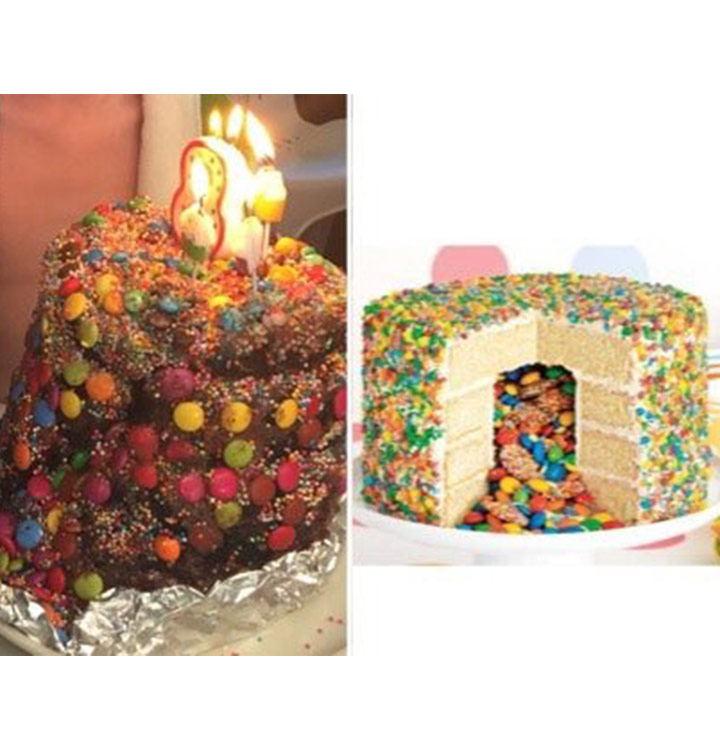 Food fails pinata cake