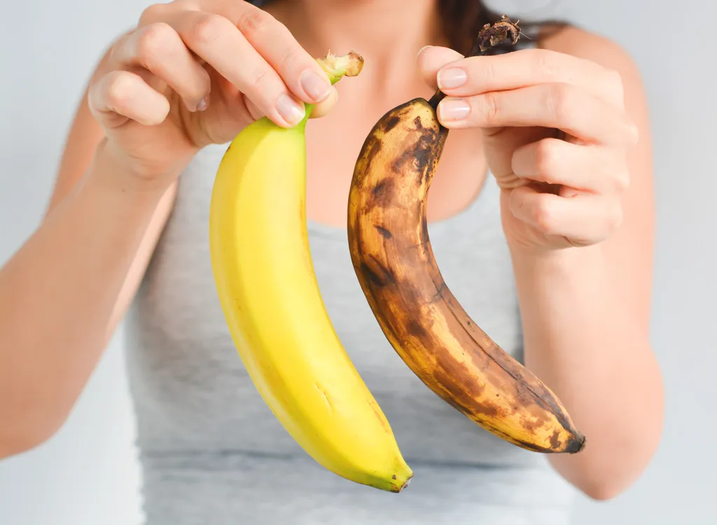 fresh vs ripe banana