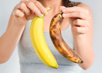 fresh vs ripe banana