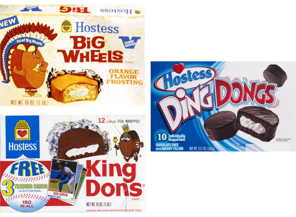 Hostess big wheels king don ding dongs